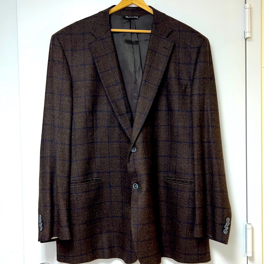 REDA ITALIAN WOOL JACKET IN BROWN